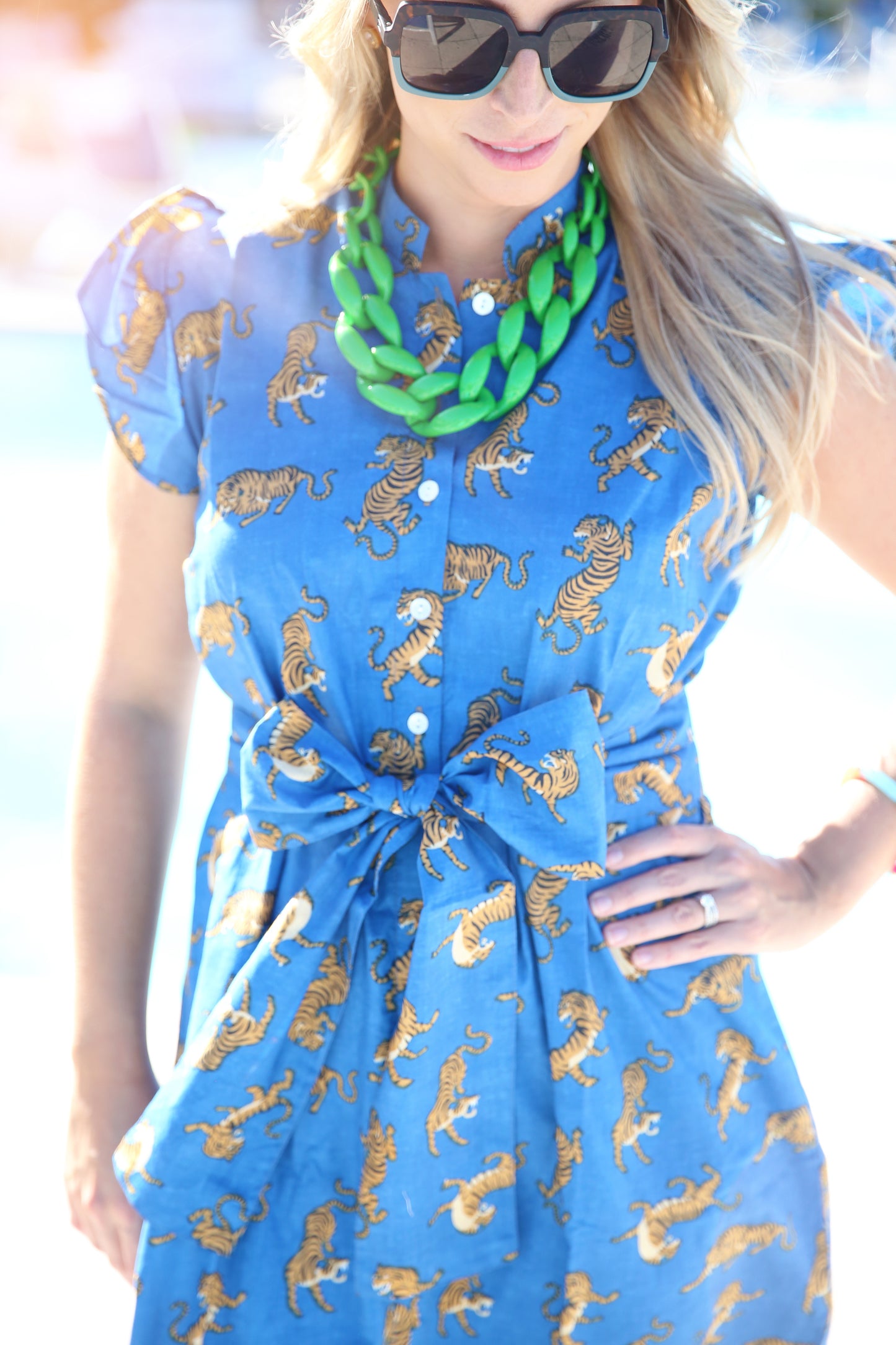 Sunda Island Blue Dress