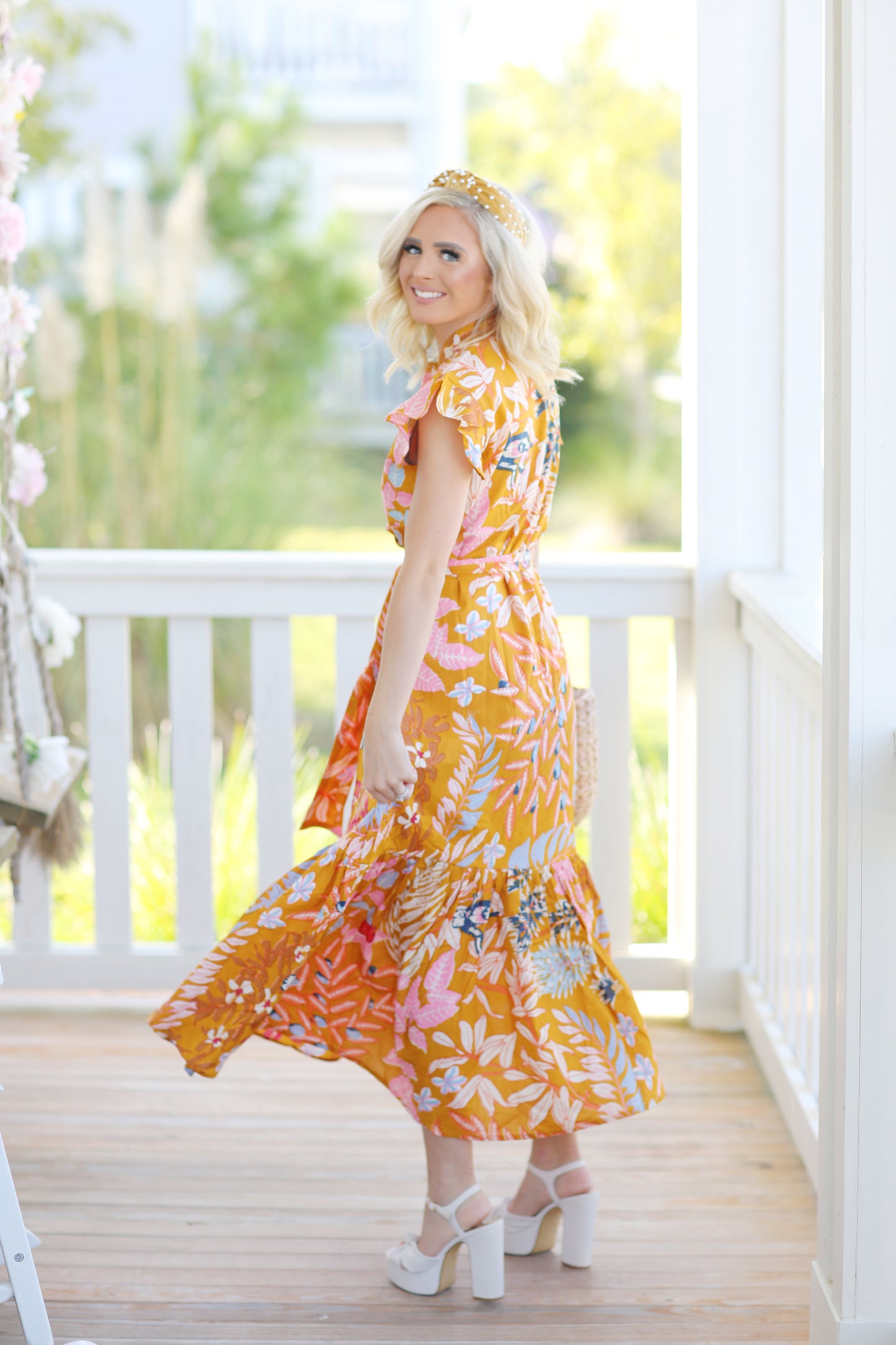 Emberly gold dress