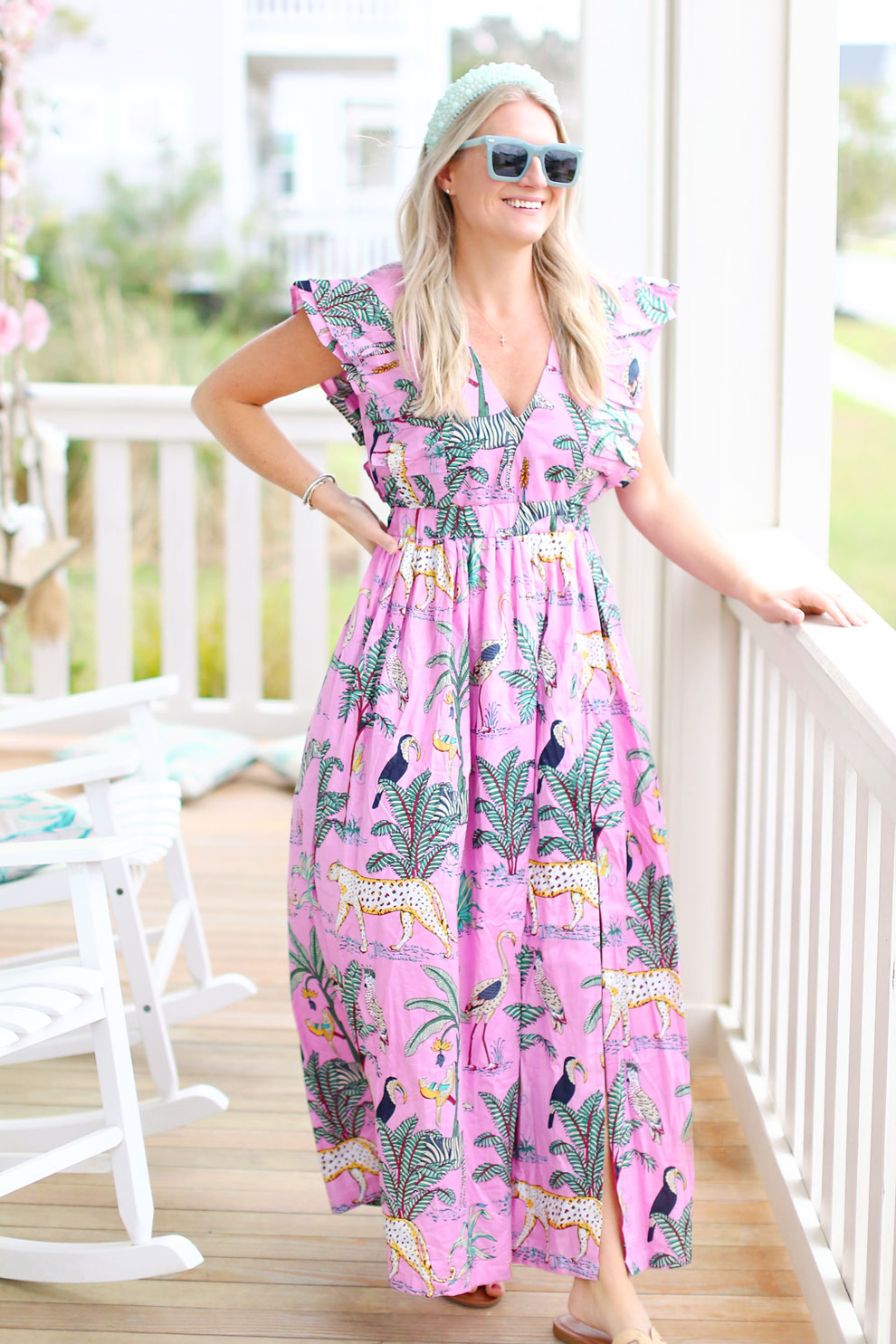 Cayman Resort Dress MEDIUM ready to ship