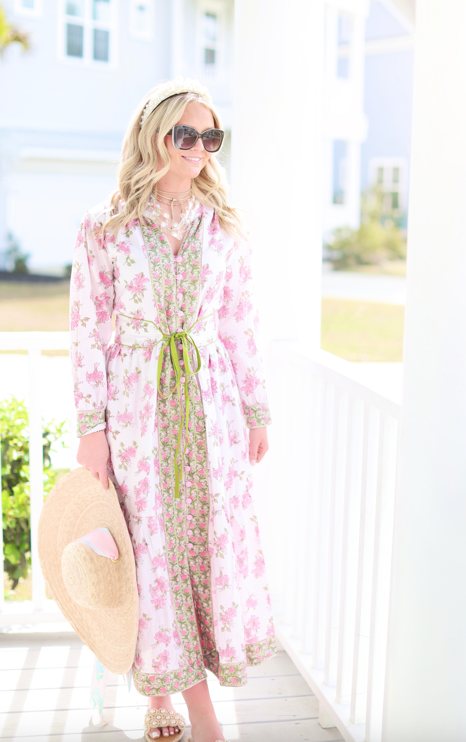 Carradale- Pink & Green