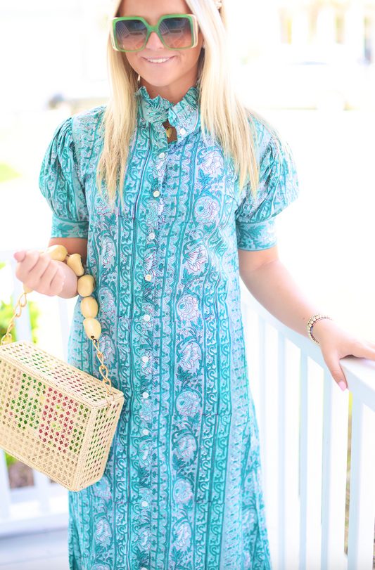 Tinsley Dress Teal