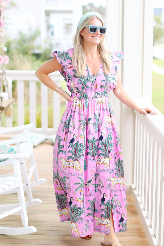 Cayman Resort Dress MEDIUM ready to ship